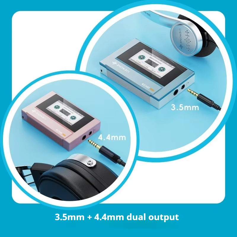 Snowsky Echo Mini Portable HiFi Bluetooth MP3 Player - 15H Playback & Dual Output!
